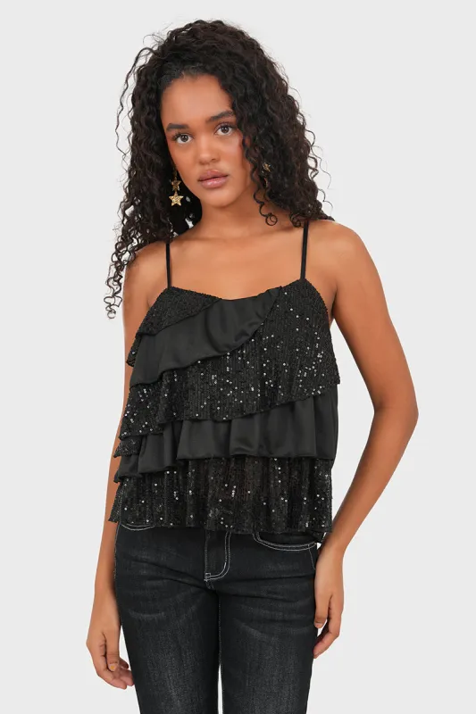 "Millie" top black sold by Meet Me There