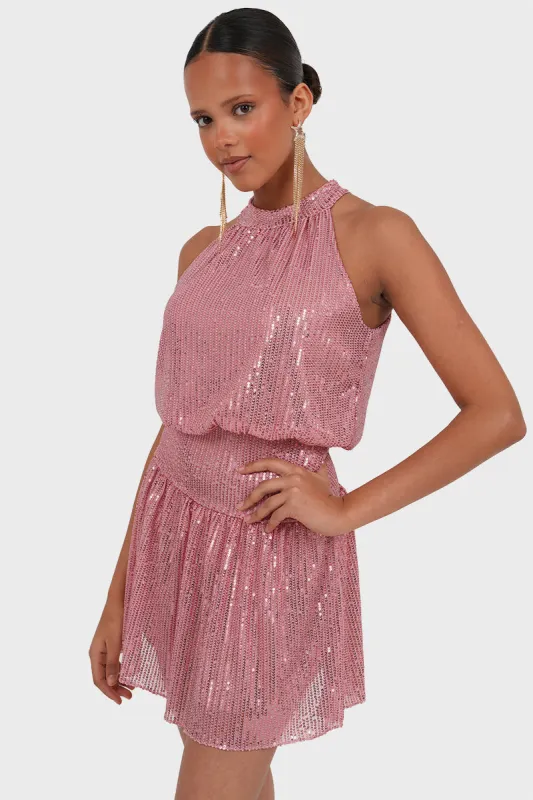 "Madison" dress pink sold by Meet Me There