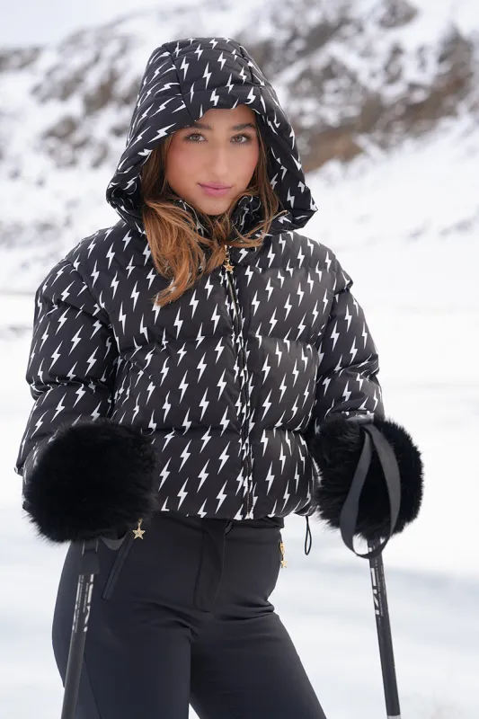 "Stormy" ski jacket black sold by Meet Me There