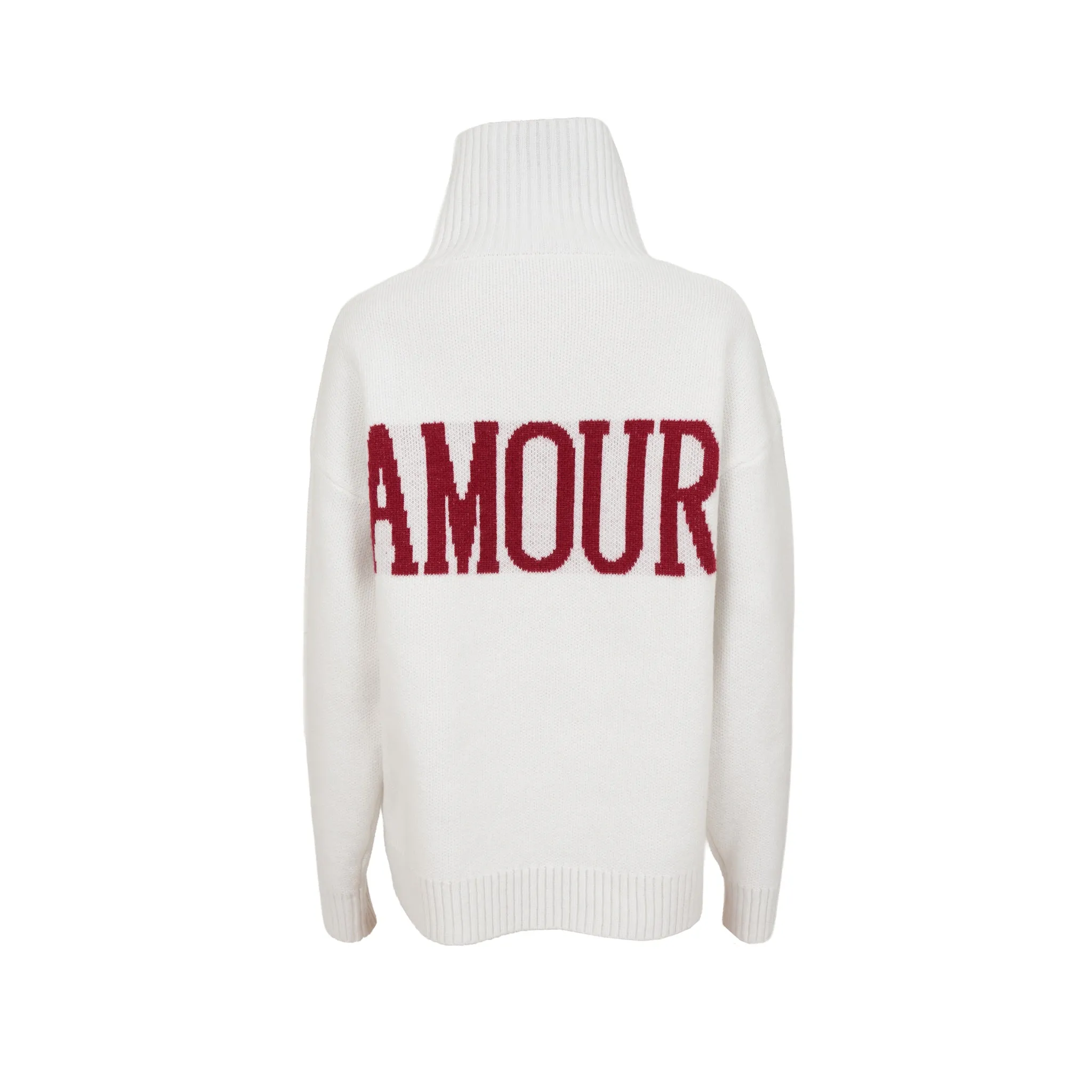 "Amour" sweater white sold by Meet Me There product image thumbnail 5