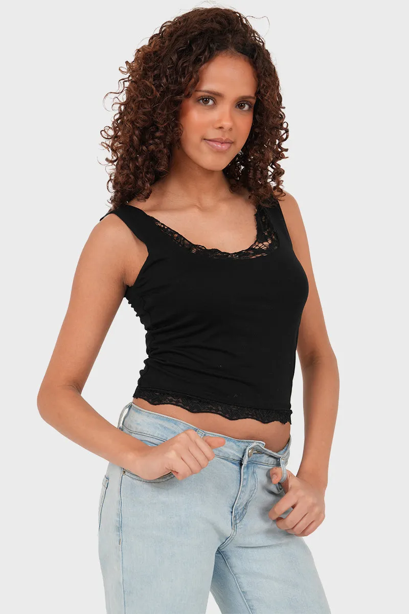 "Anna" top black sold by Meet Me There product image thumbnail 4