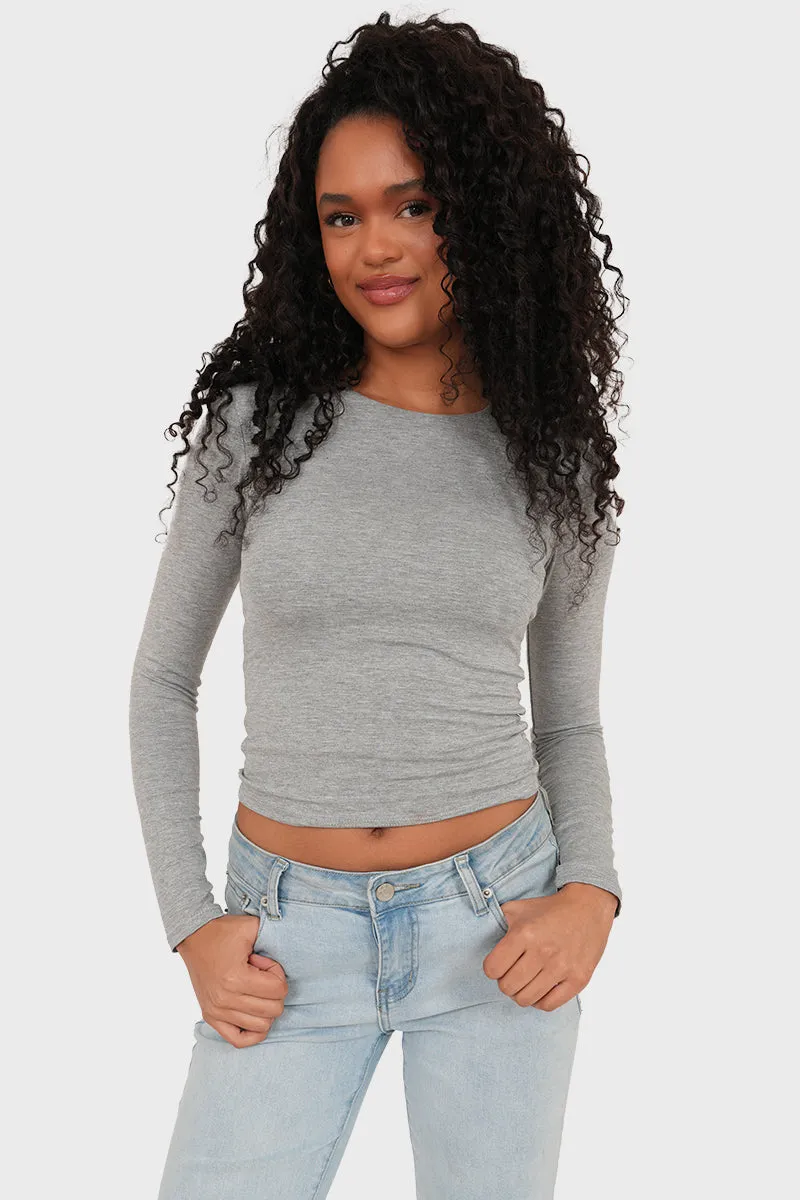 "Muse" top grey sold by Meet Me There product image thumbnail 4