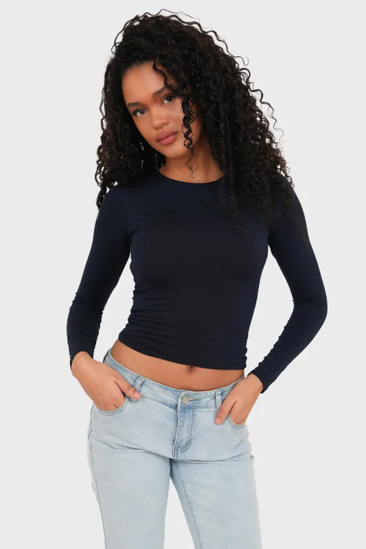 "Muse" top navy sold by Meet Me There