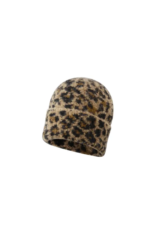 "Leopard" beanie made by Meet Me There