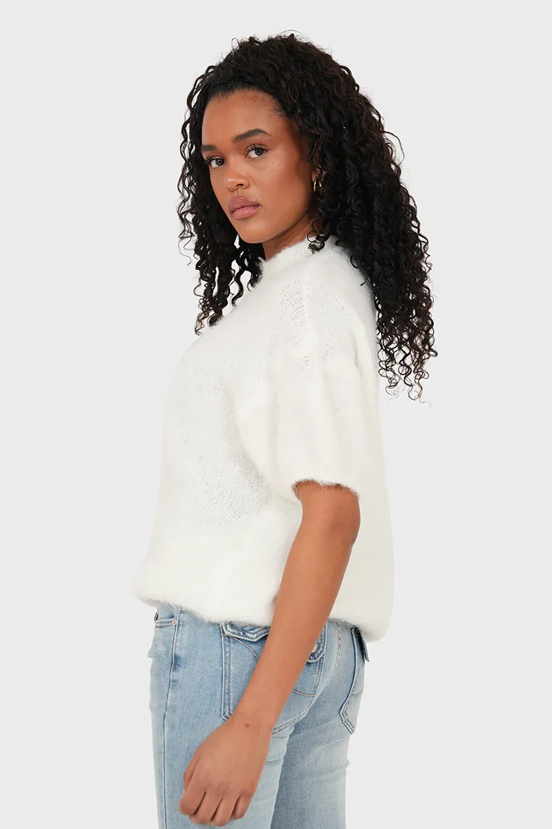 "Noor" sweater light creme sold by Meet Me There product image thumbnail 3