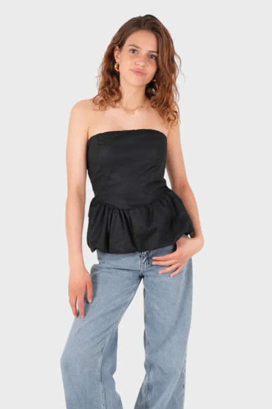 "Bliss" top black sold by Meet Me There