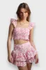 "Flower" top pink sold by Meet Me There