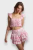 "Flower" top pink sold by Meet Me There