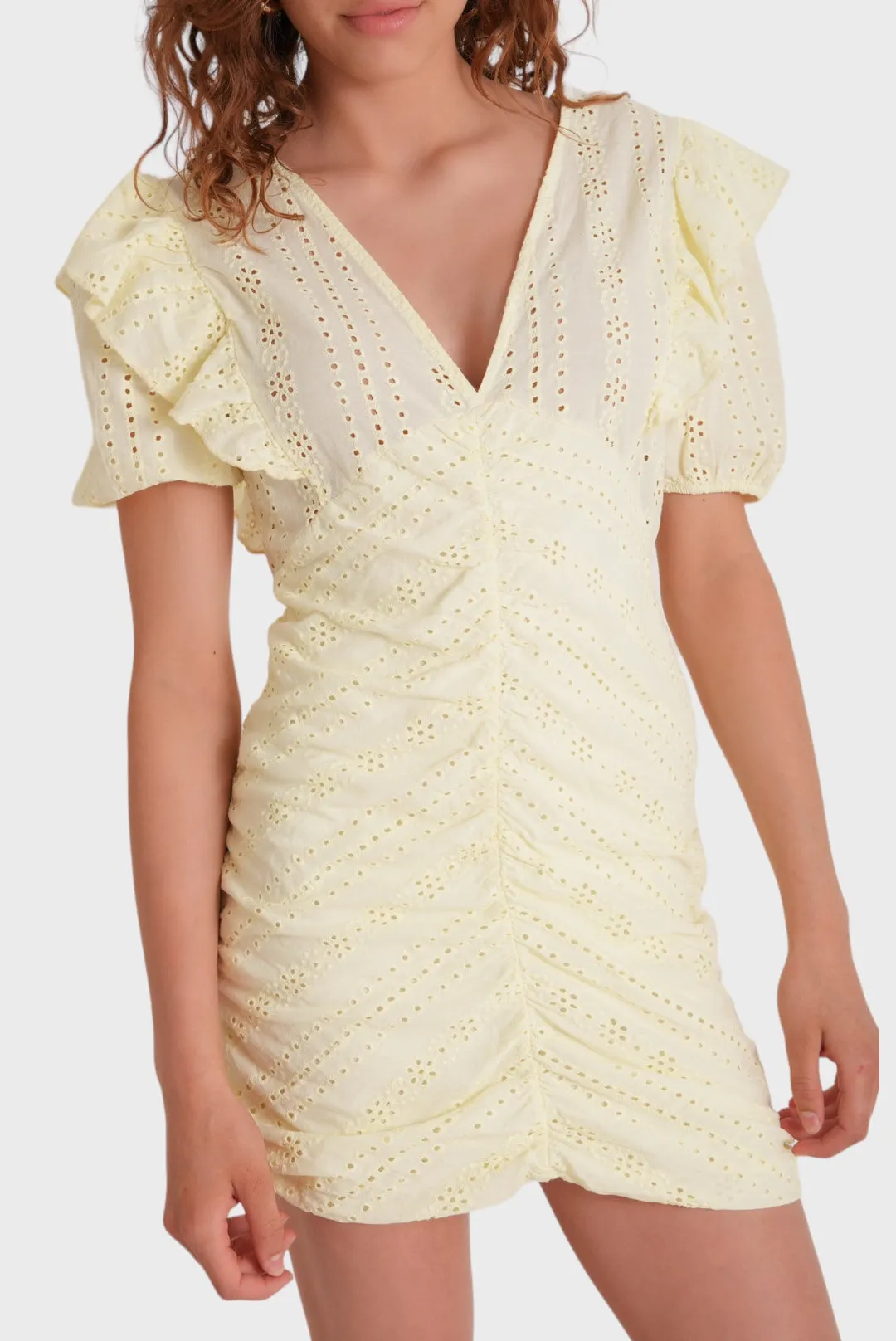 "Spring" dress yellow sold by Meet Me There product image thumbnail 3