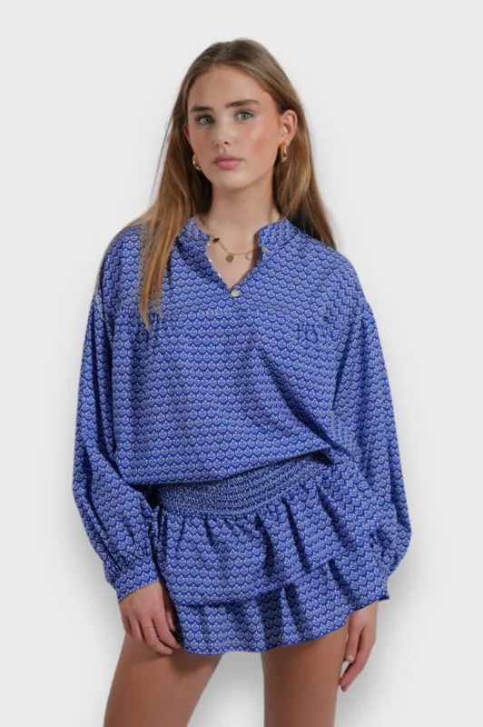 "Greece" blouse sold by Meet Me There