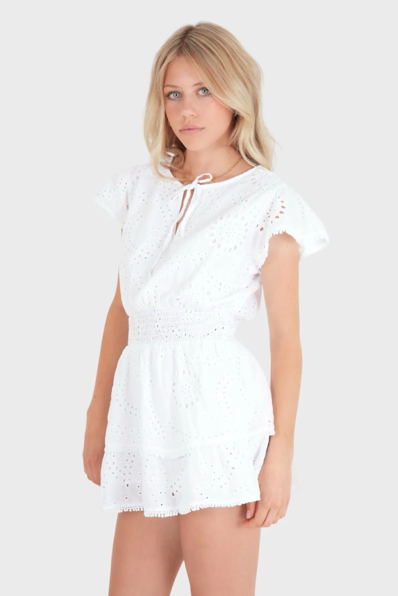 "Porto" dress white sold by Meet Me There product image thumbnail 5