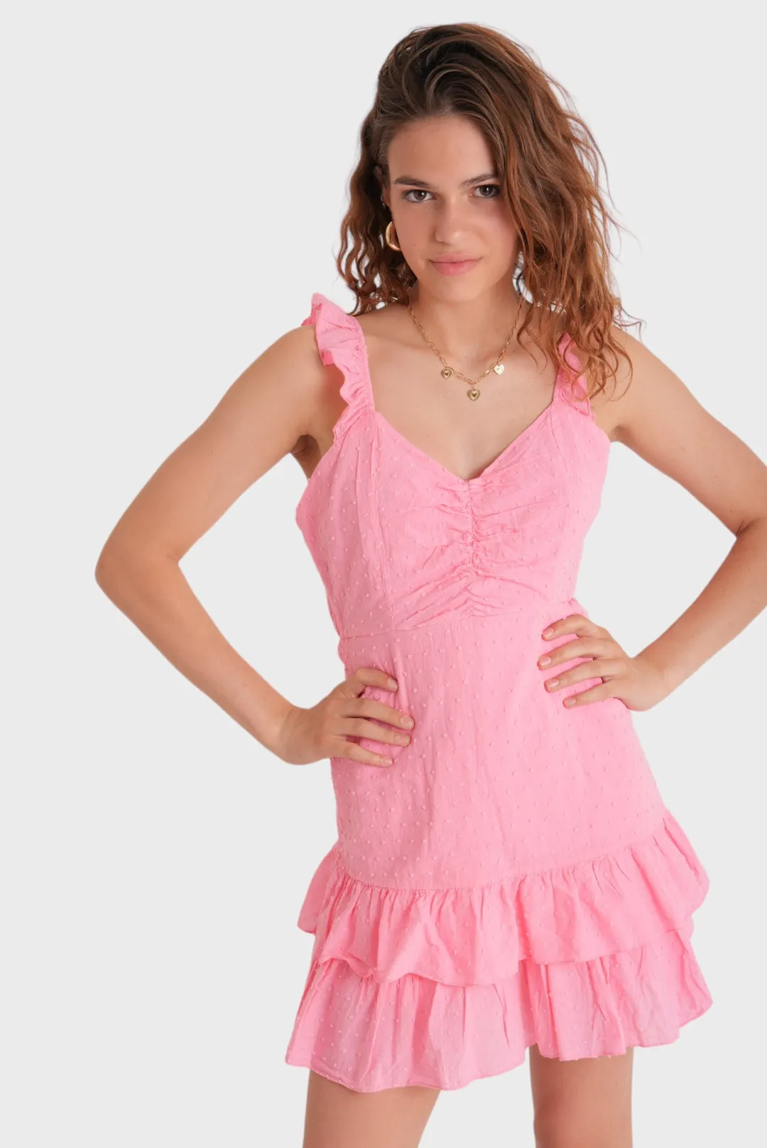 "Corfu" dress bright pink sold by Meet Me There product image thumbnail 2