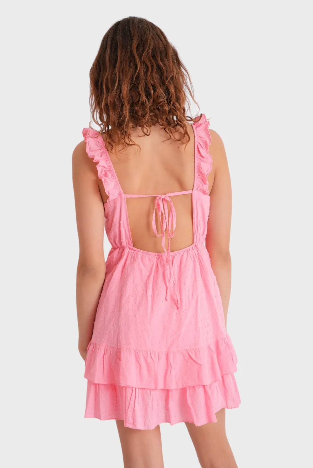 "Corfu" dress bright pink sold by Meet Me There product image thumbnail 3