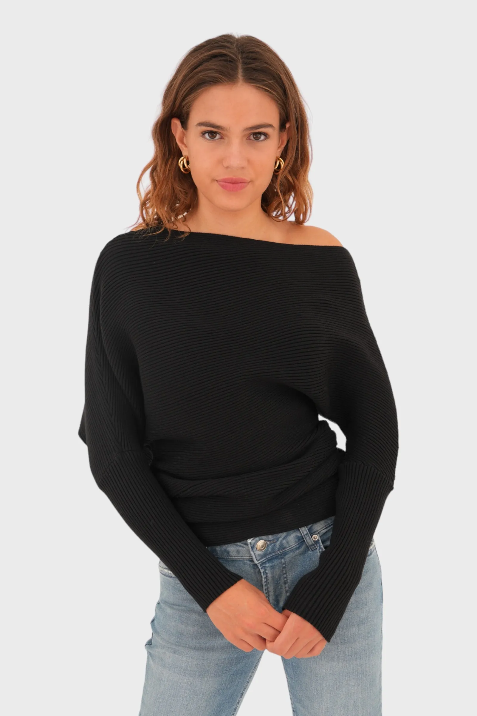 "Willow" sweater black sold by Meet Me There