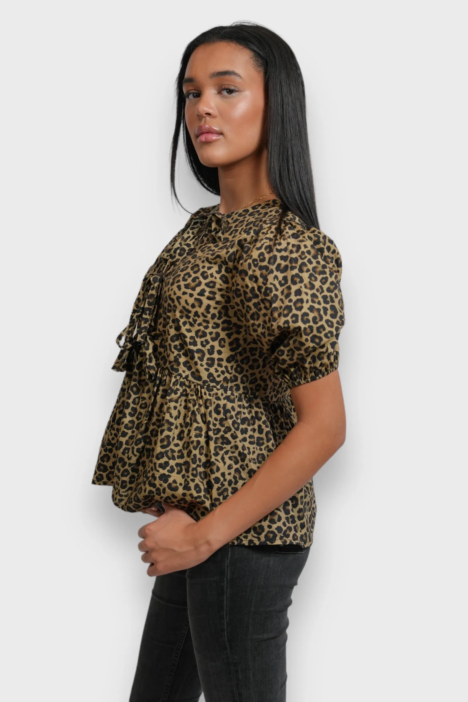 "Leopard" blouse sold by Meet Me There product image thumbnail 3