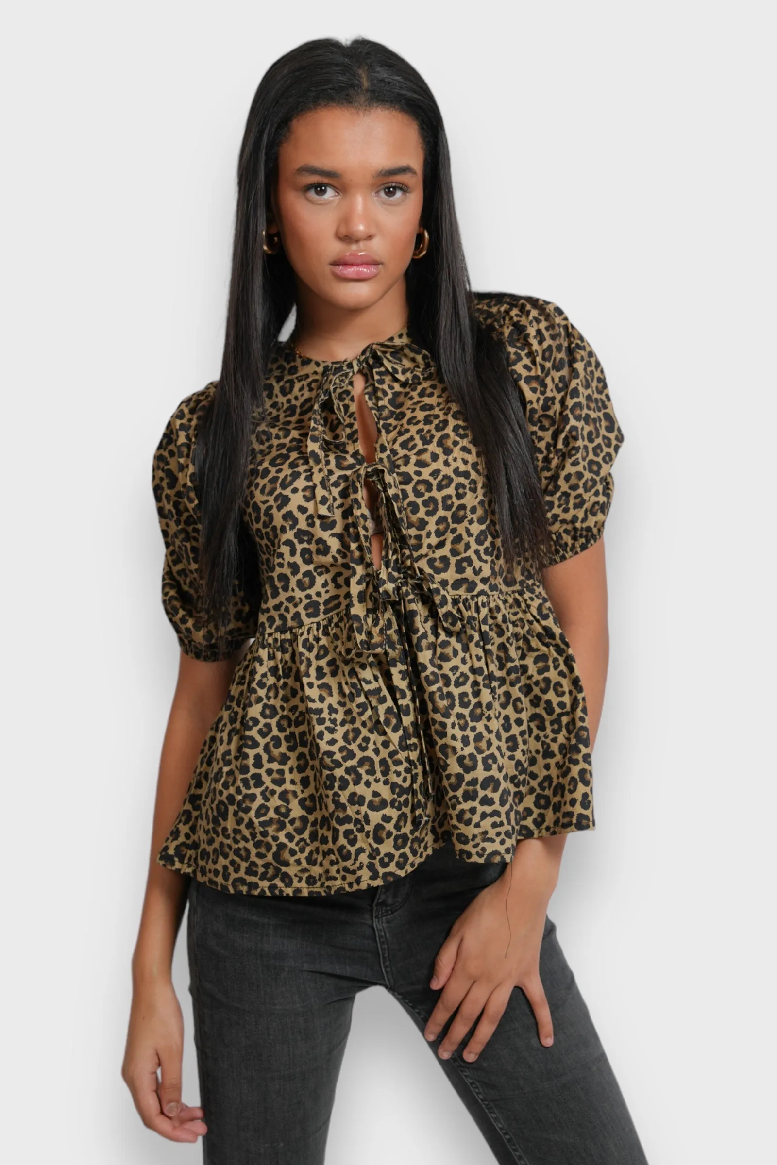 "Leopard" blouse sold by Meet Me There product image thumbnail 2