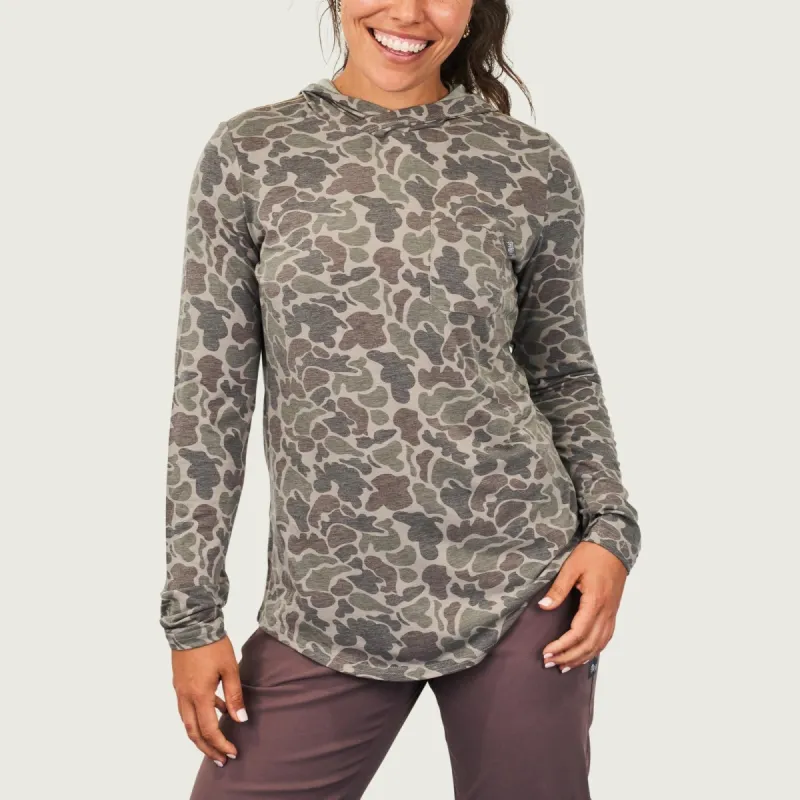 Women's Buxton Tech Hoodie sold by Marsh Wear Clothing