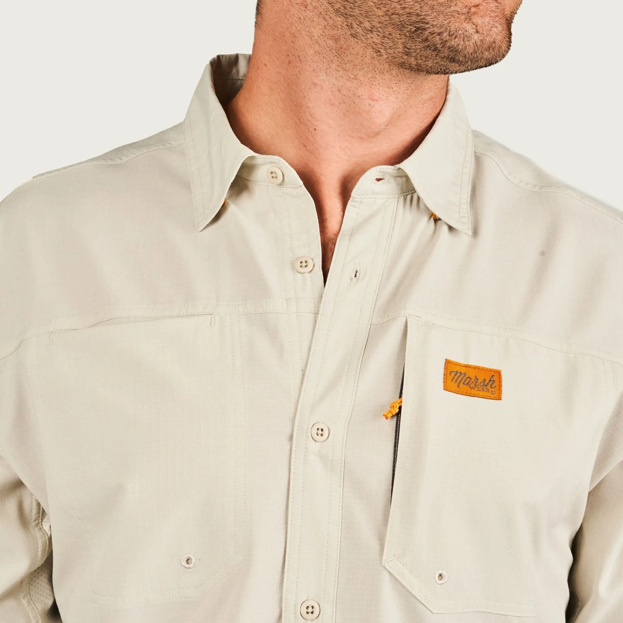 Lenwood Tech Longsleeve Shirt sold by Marsh Wear Clothing product image thumbnail 4