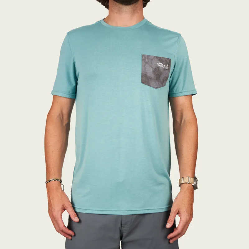 Camo Pocket Pamlico Tee sold by Marsh Wear Clothing