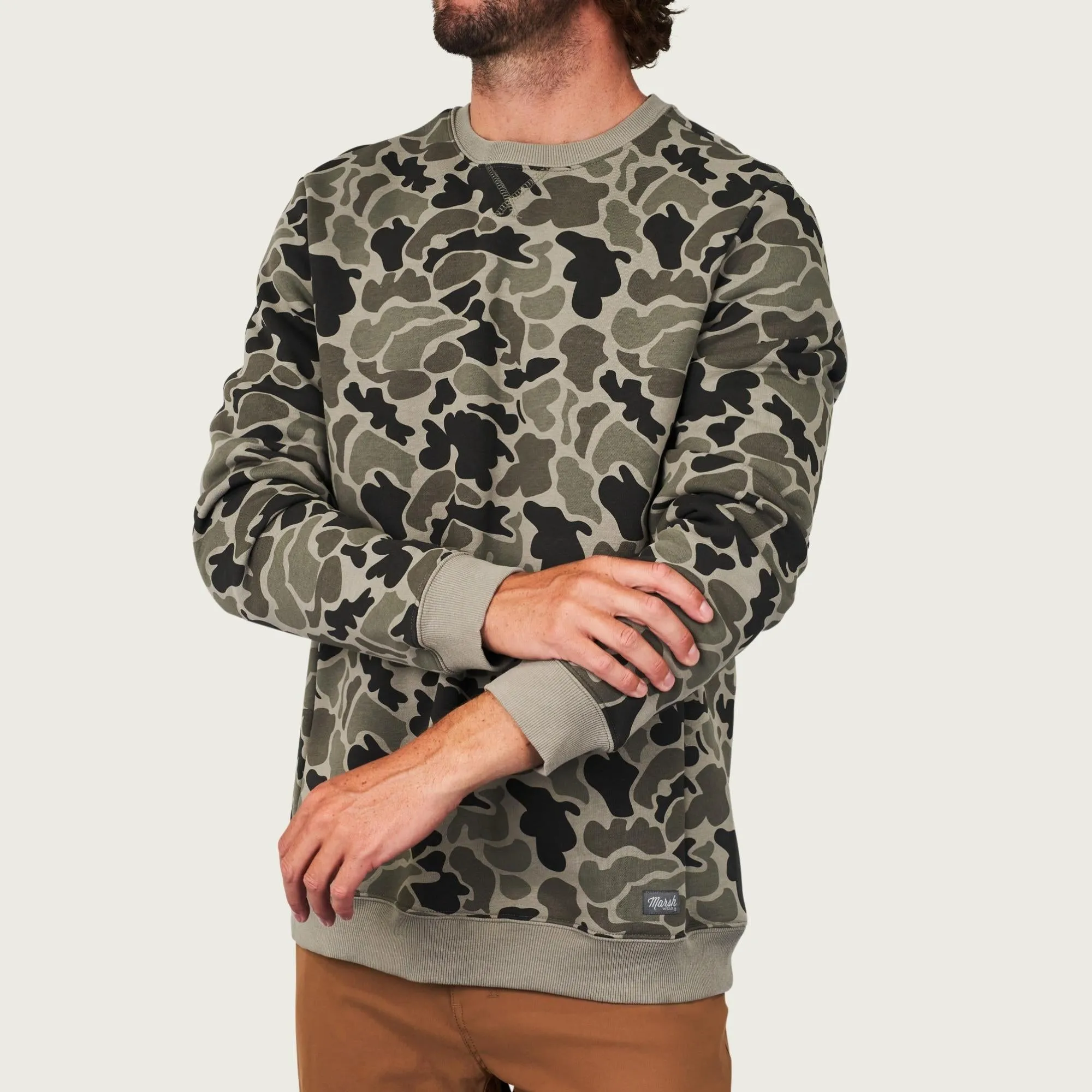 Fireside Fleece Crew sold by Marsh Wear Clothing