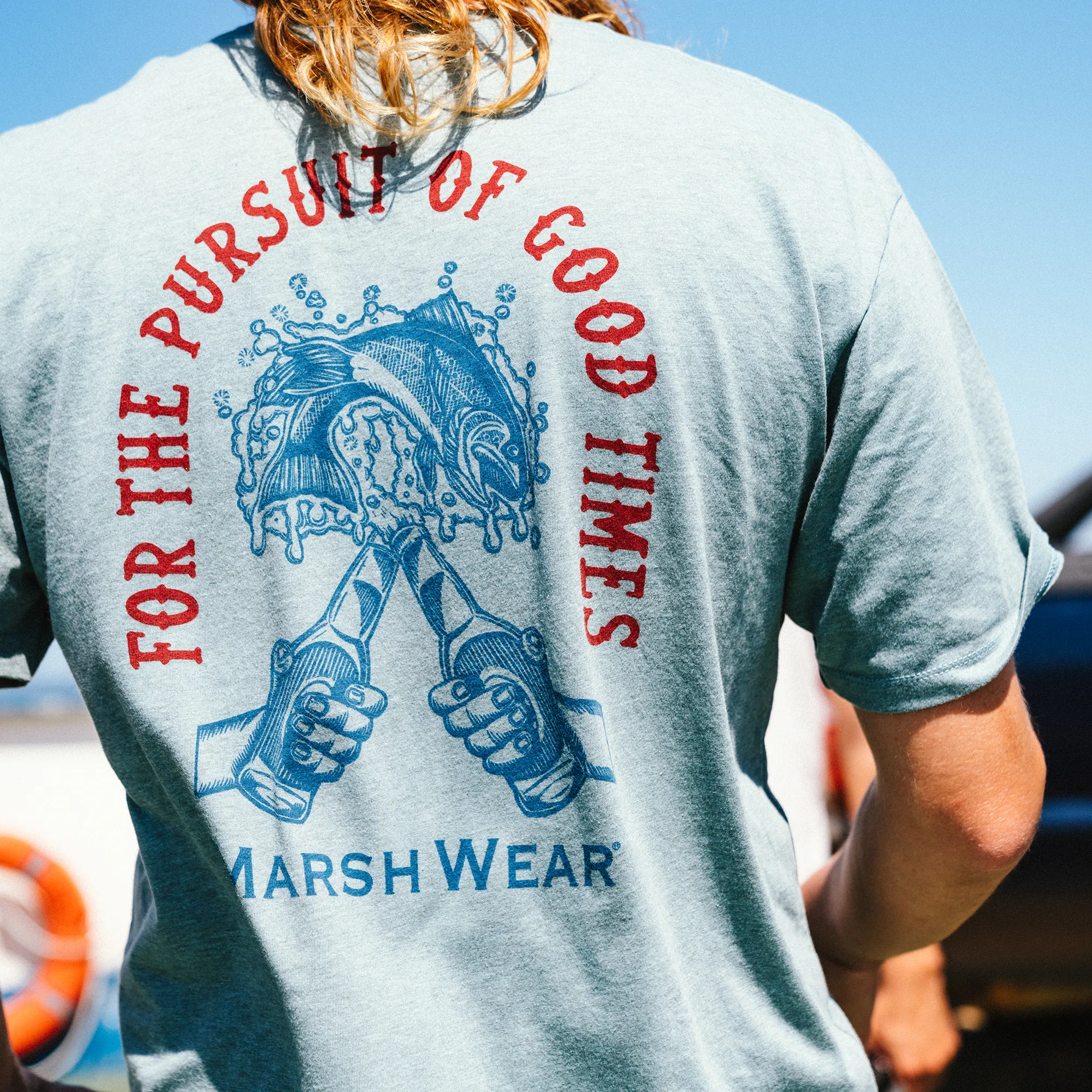 Cheers SS T-Shirt sold by Marsh Wear Clothing product image thumbnail 2