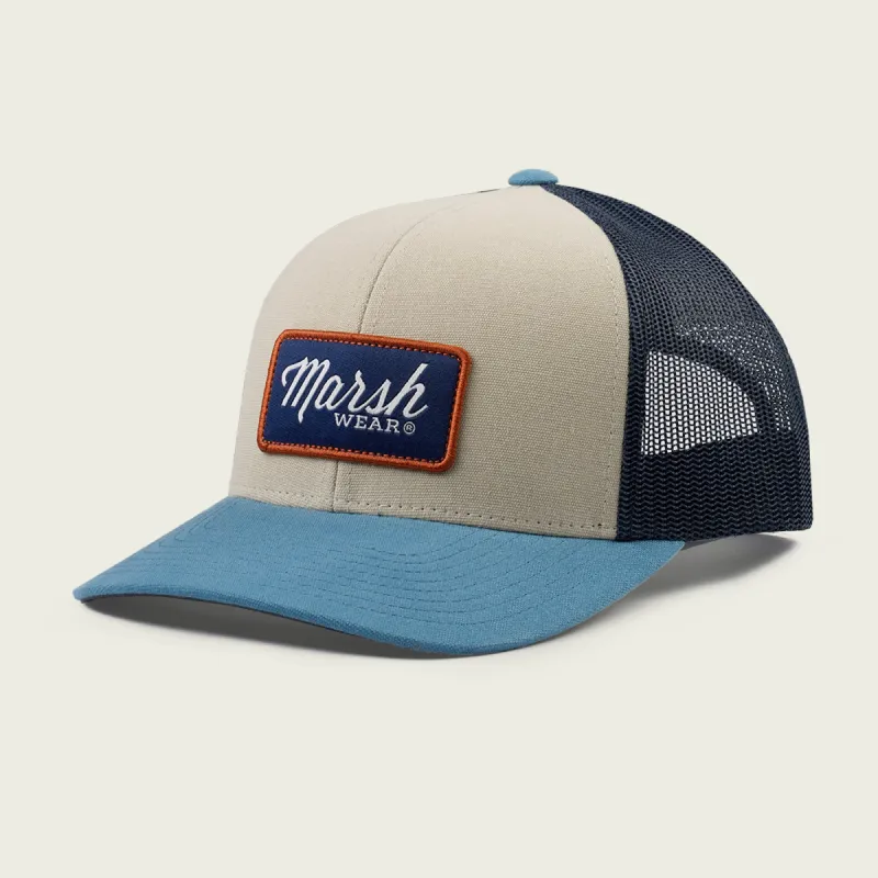 Script Trucker Hat sold by Marsh Wear Clothing