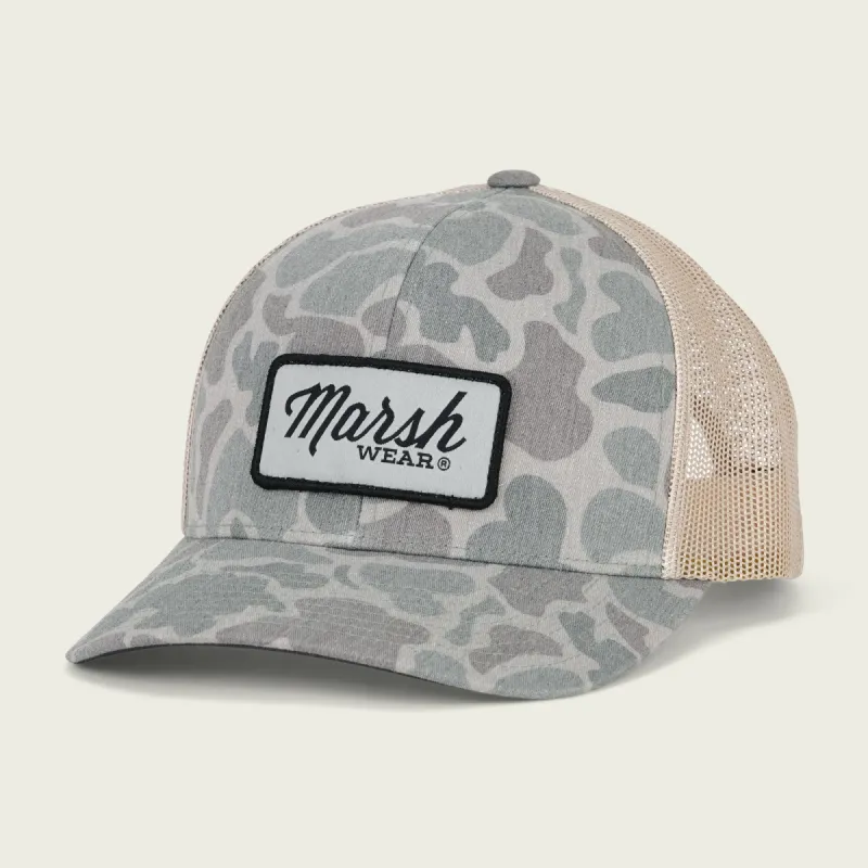 Script Trucker Hat sold by Marsh Wear Clothing