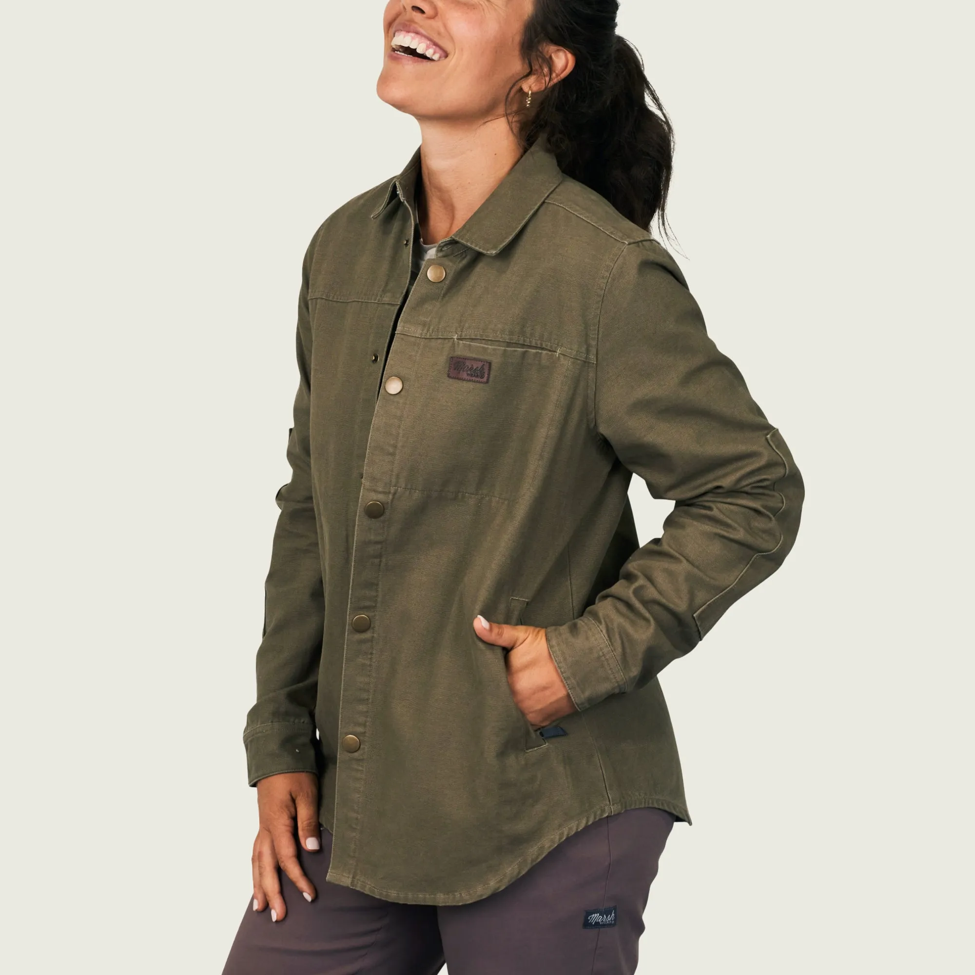 Women's Delano Shacket sold by Marsh Wear Clothing