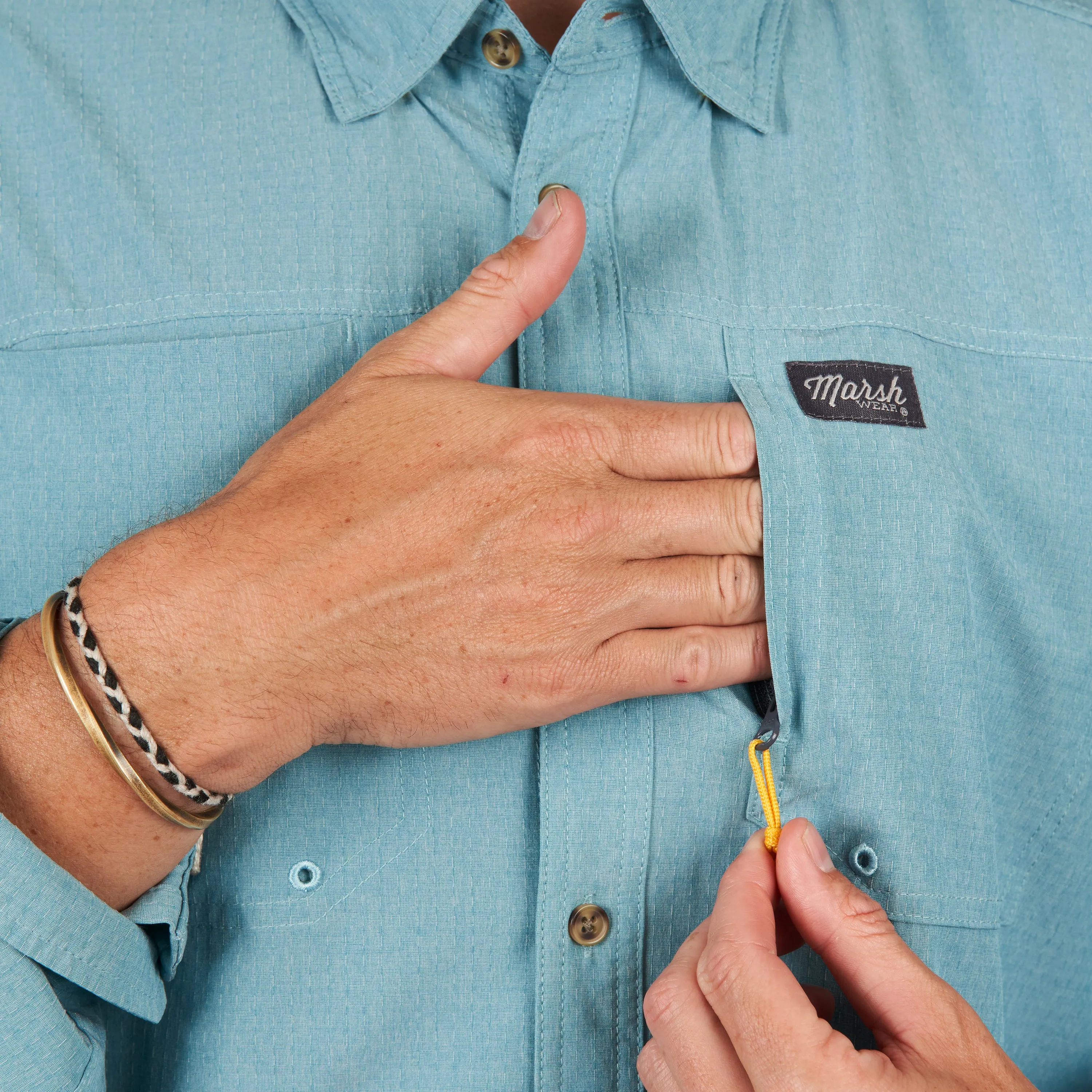 Lenwood Tech Shortsleeve Shirt sold by Marsh Wear Clothing product image thumbnail 4