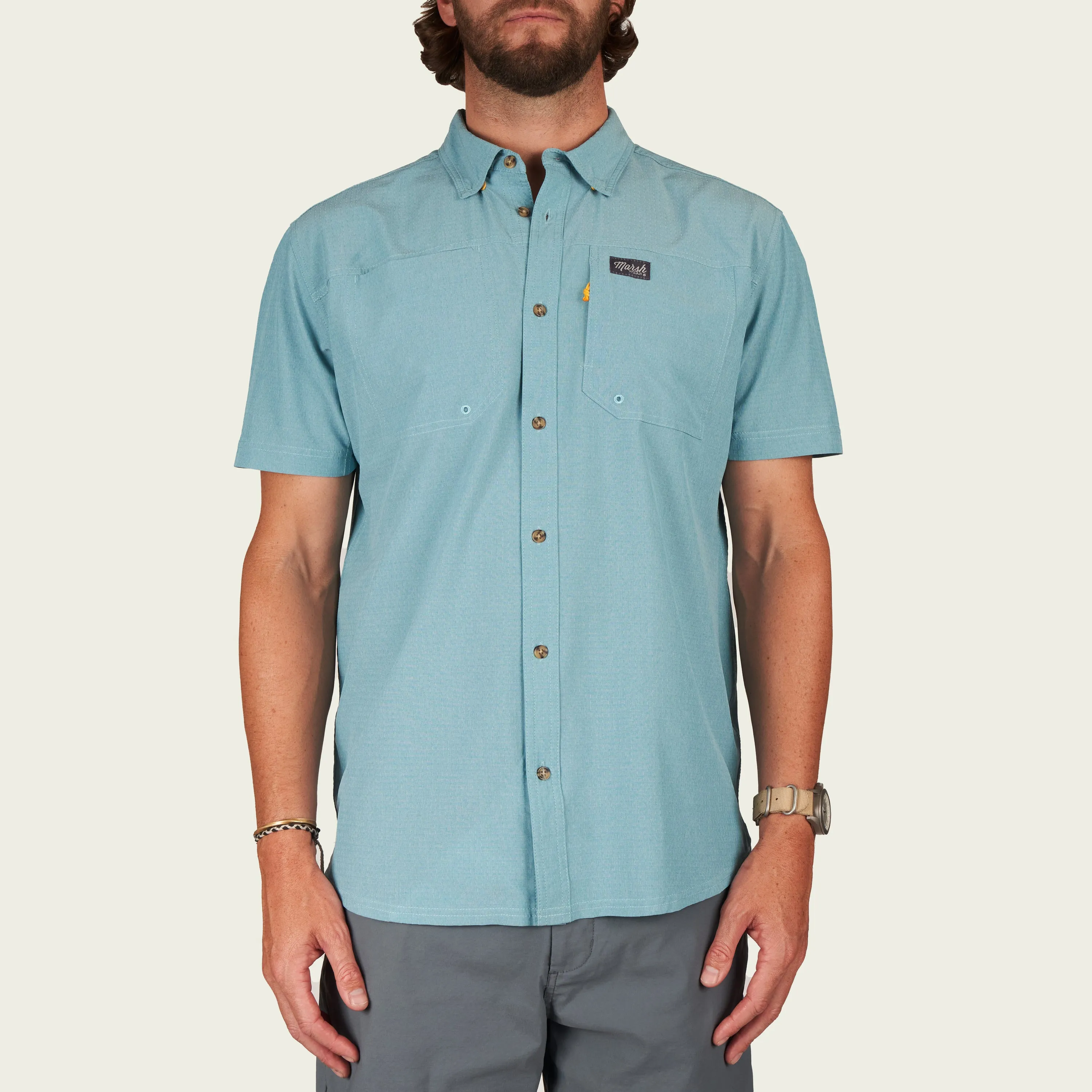 Lenwood Tech Shortsleeve Shirt sold by Marsh Wear Clothing