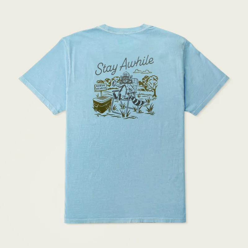 Stay Awhile SS T-Shirts sold by Marsh Wear Clothing