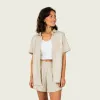 Women's Lowtide Linen Shirt sold by Marsh Wear Clothing