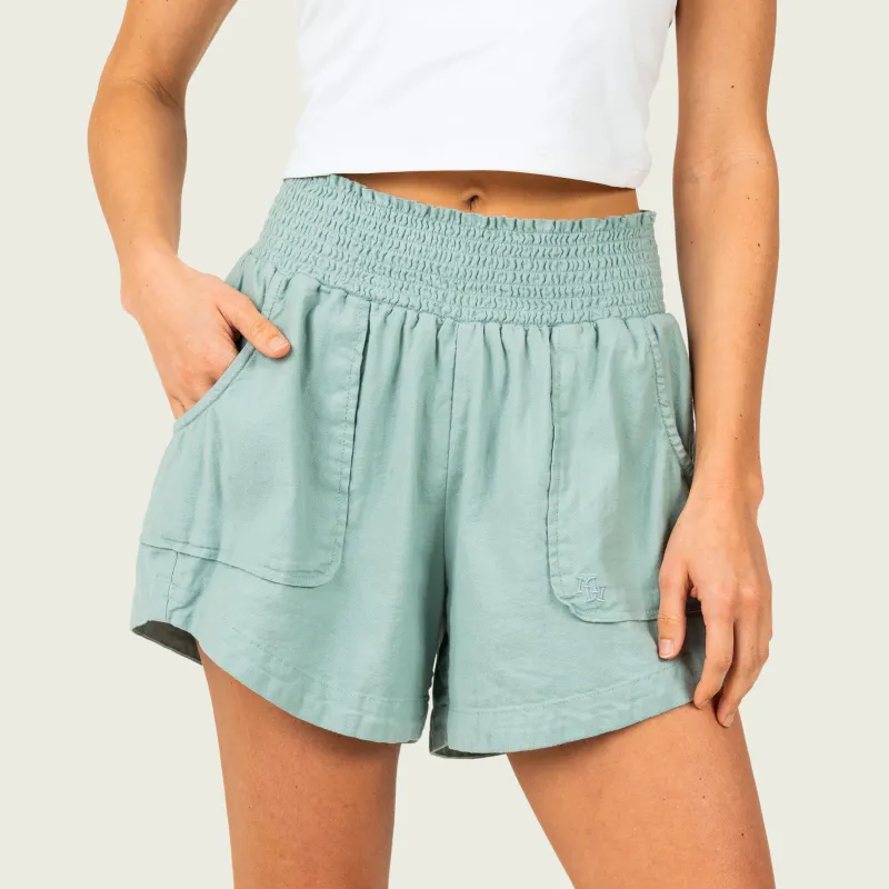 Women's Lowtide Linen Shorts sold by Marsh Wear Clothing