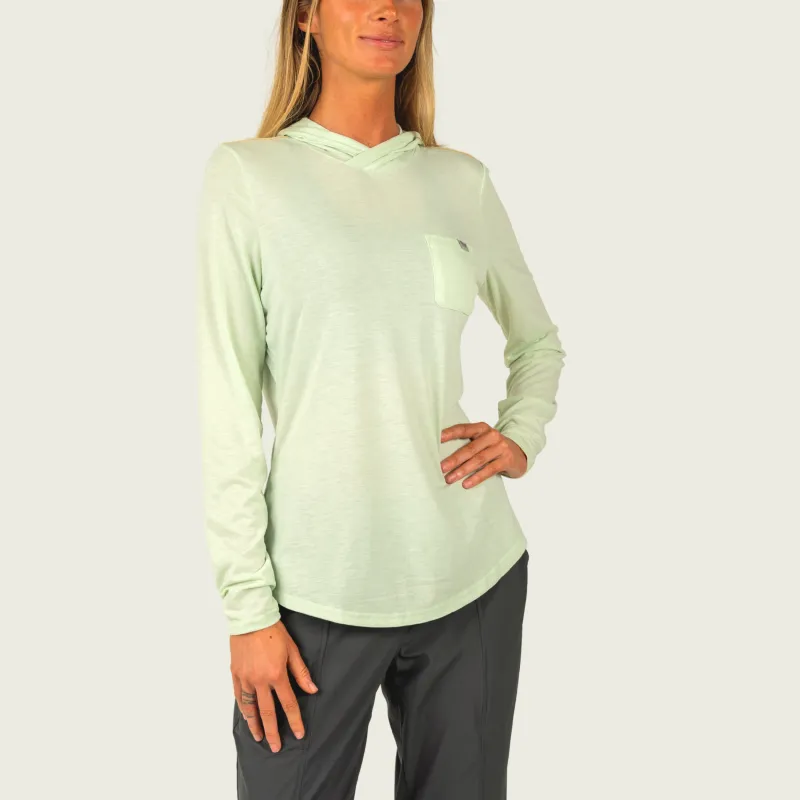 Women's Buxton Tech Hoodie sold by Marsh Wear Clothing