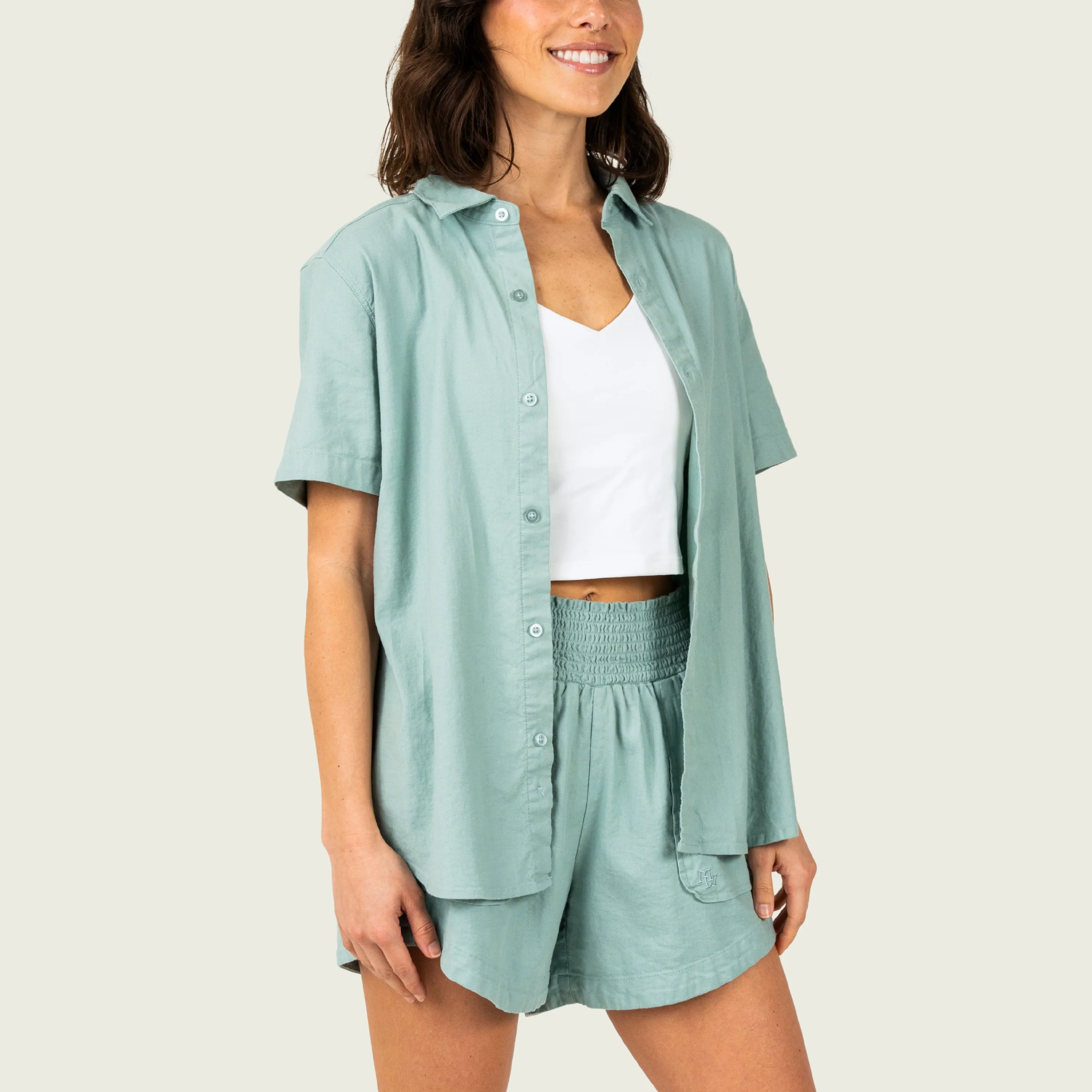 Women's Lowtide Linen Shirt sold by Marsh Wear Clothing product image thumbnail 3