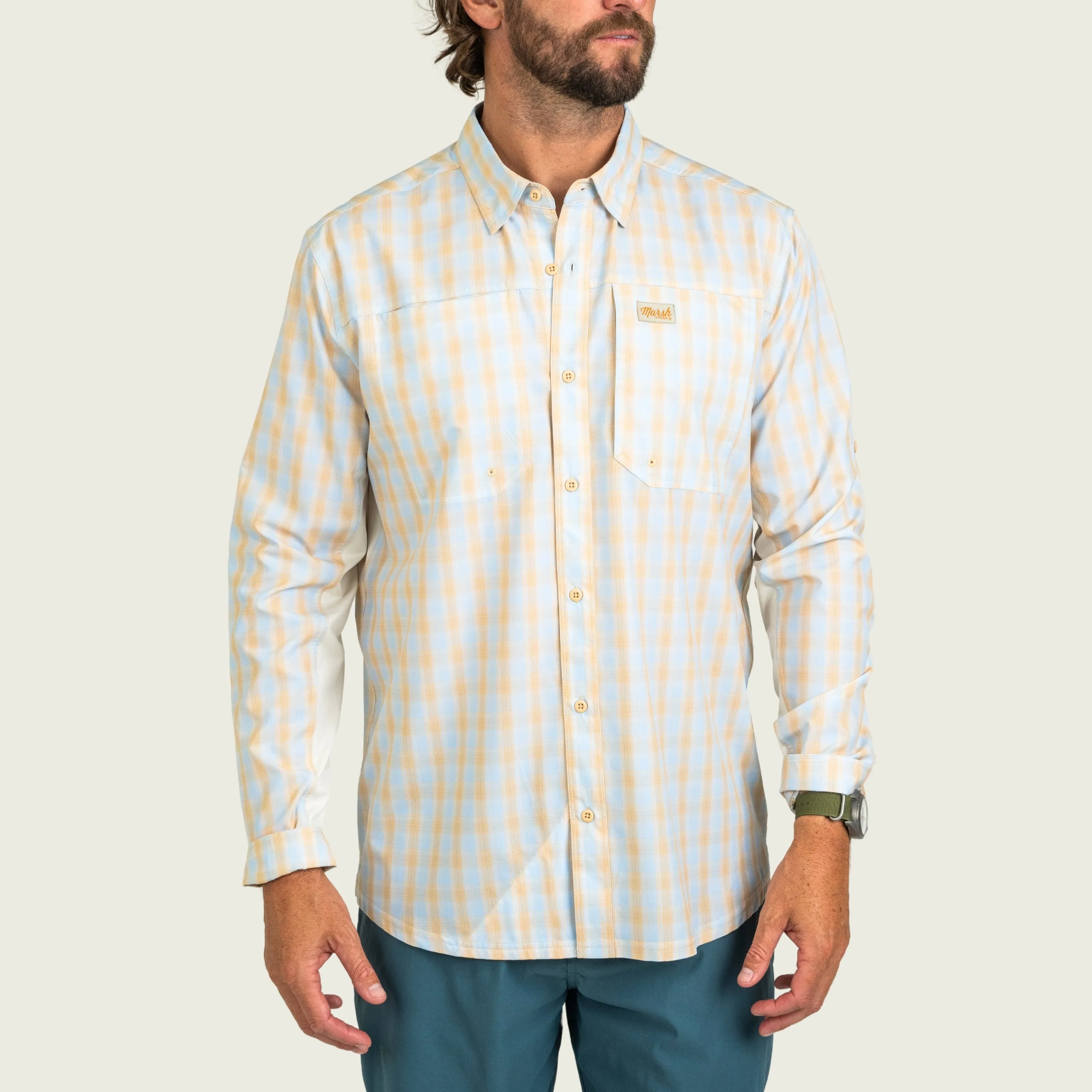 Lenwood Tech Longsleeve Shirt sold by Marsh Wear Clothing