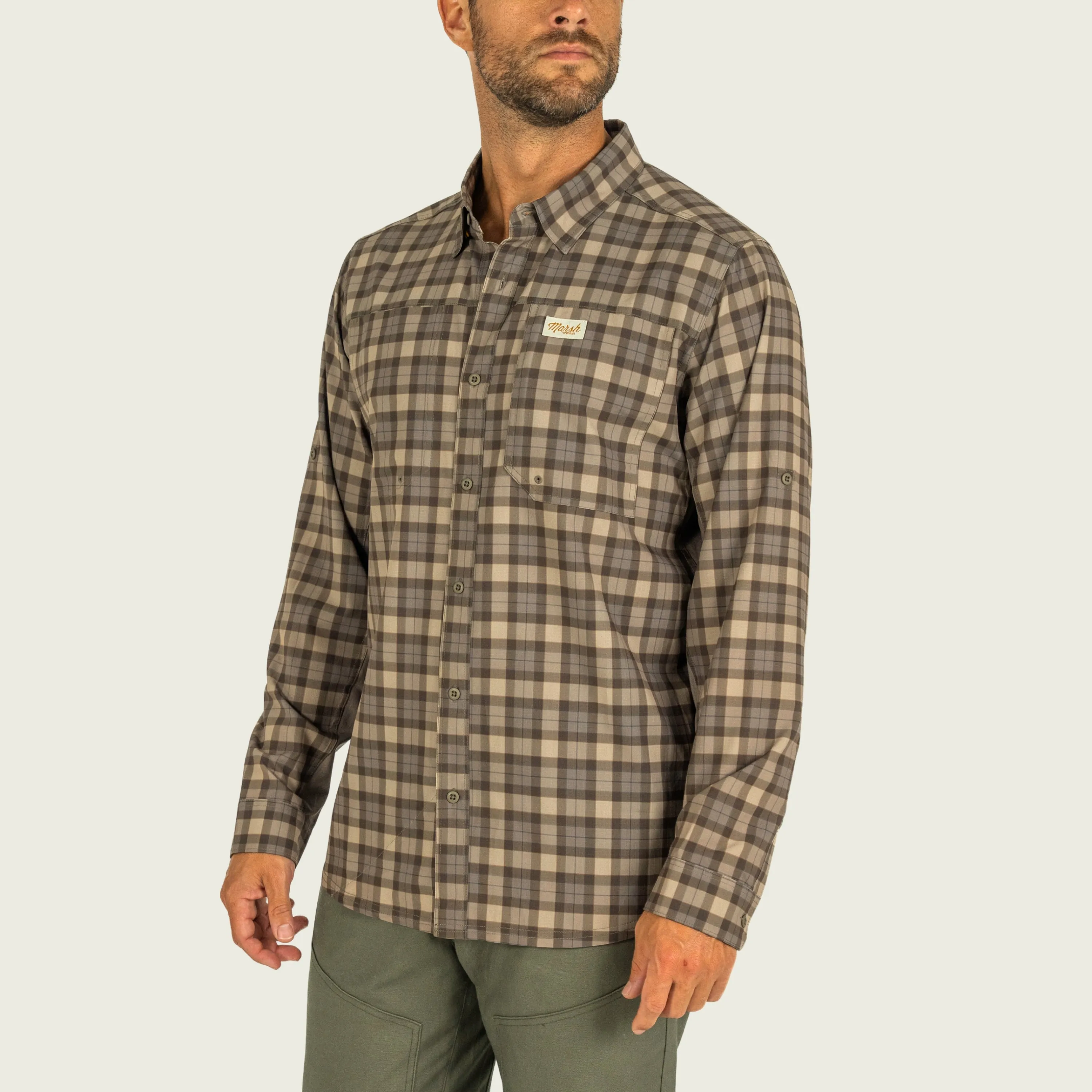 Lenwood Tech Longsleeve Shirt sold by Marsh Wear Clothing