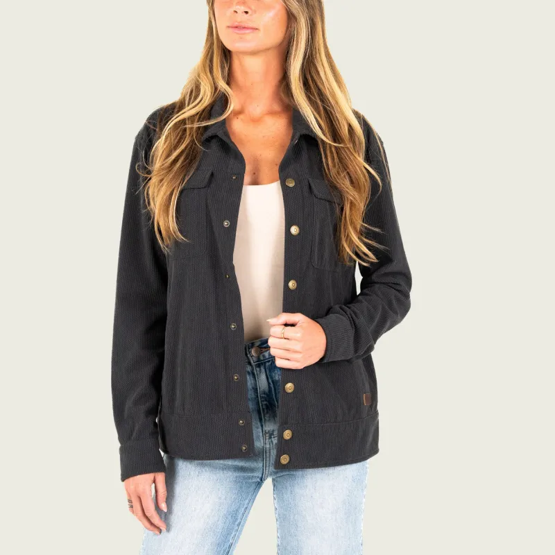 Women's Carolyn Cord Jacket made by Marsh Wear Clothing