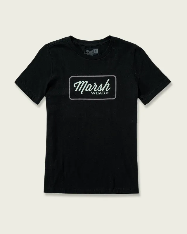 Women's Script SS T-Shirt made by Marsh Wear Clothing