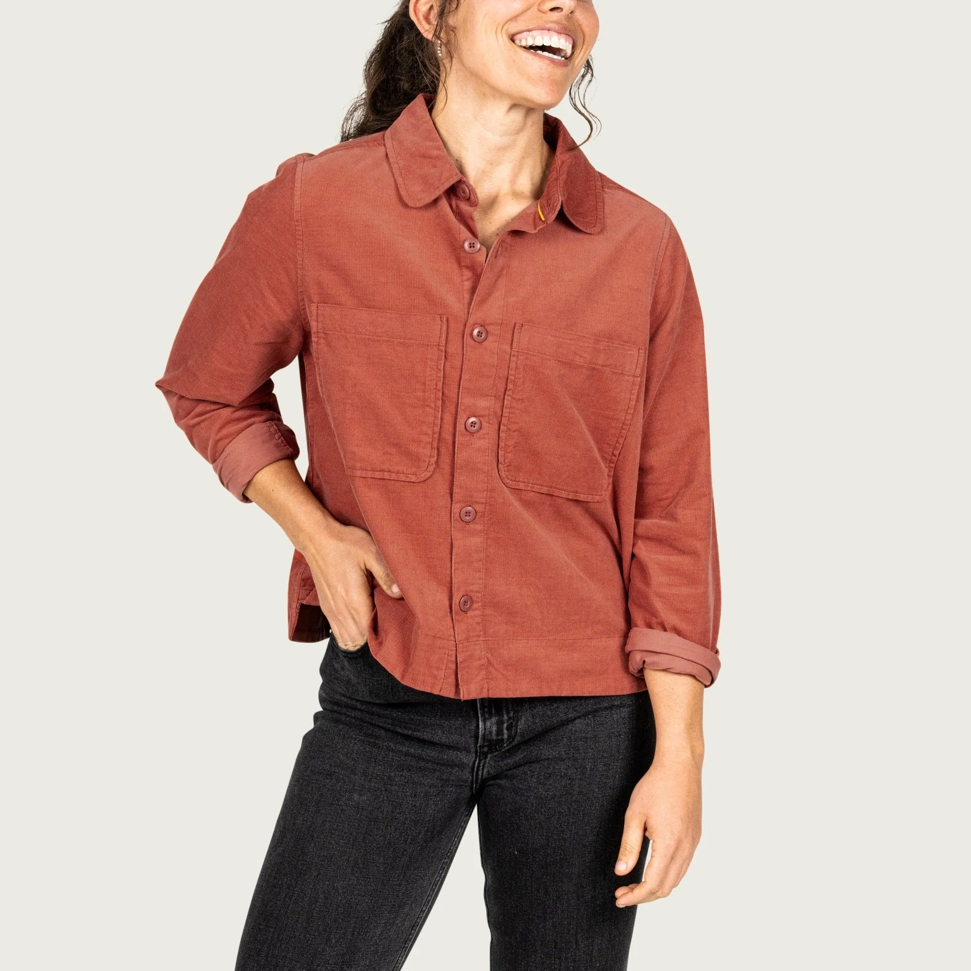 Women's Cody Cord LS Button Up Shirt sold by Marsh Wear Clothing product image thumbnail 4