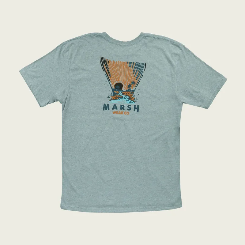 Redfish Tail SS T-Shirt made by Marsh Wear Clothing