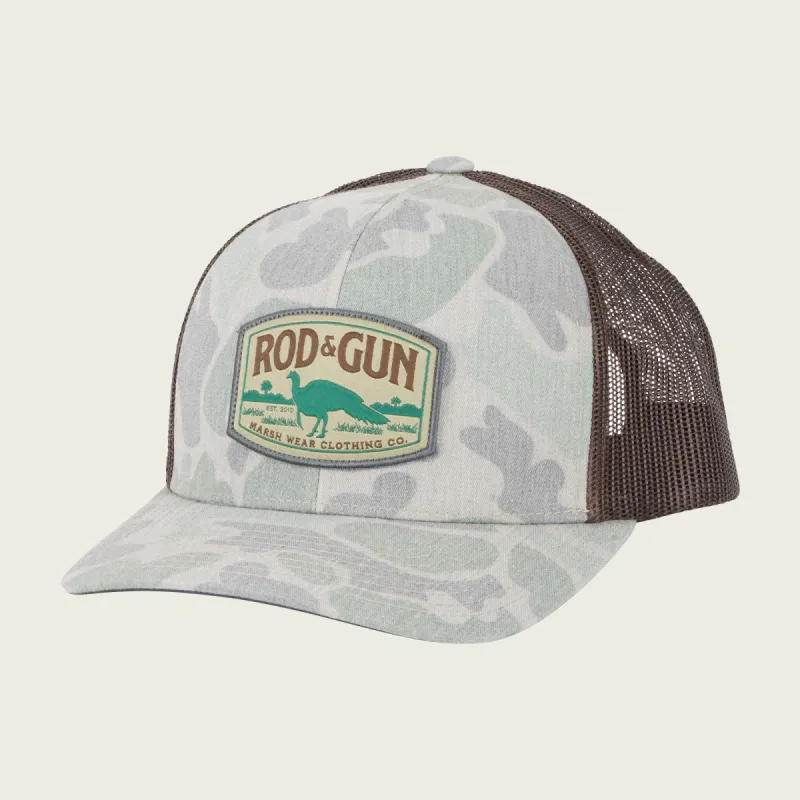 Rod & Gun Twill Trucker Hat sold by Marsh Wear Clothing