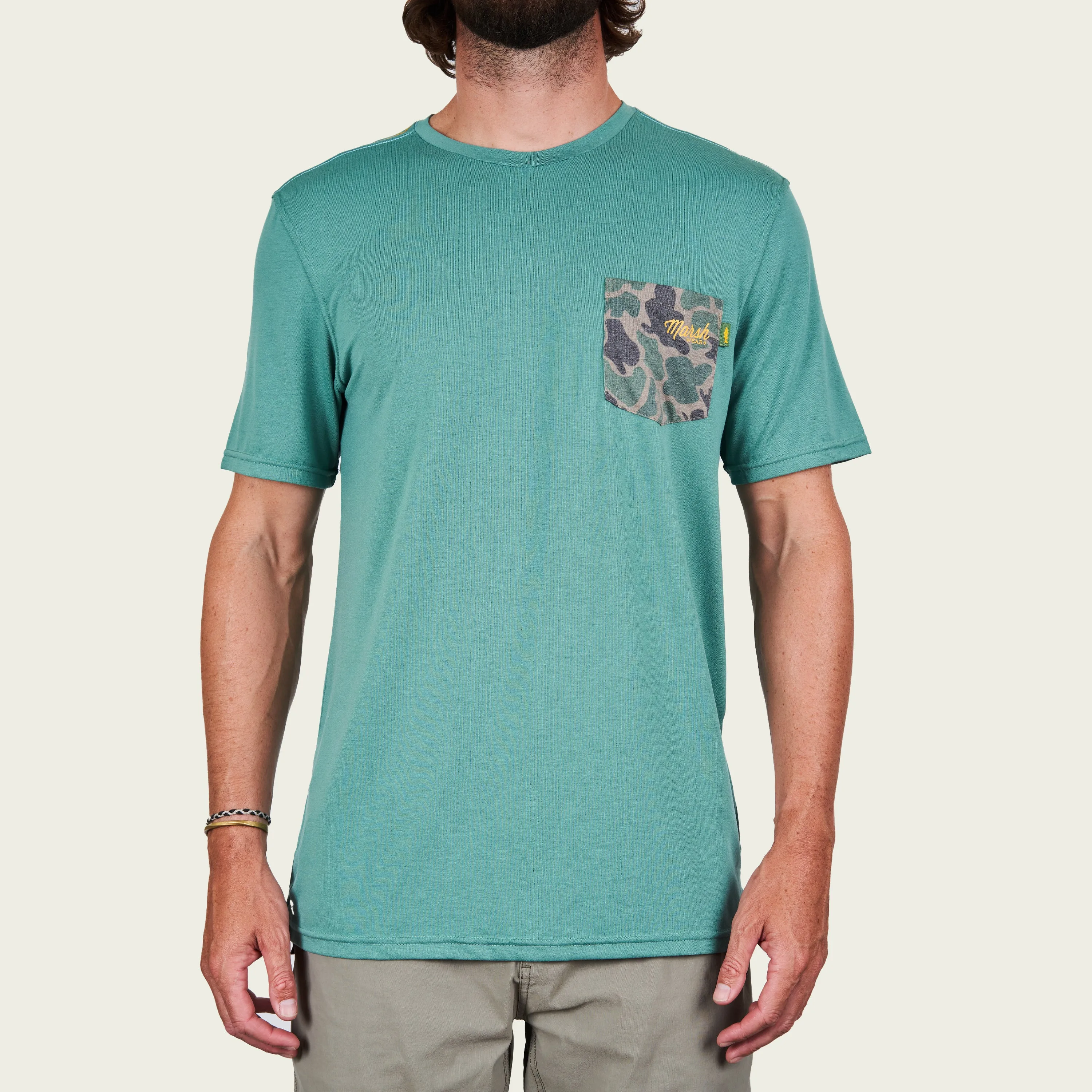 Camo Pocket Pamlico Tee sold by Marsh Wear Clothing