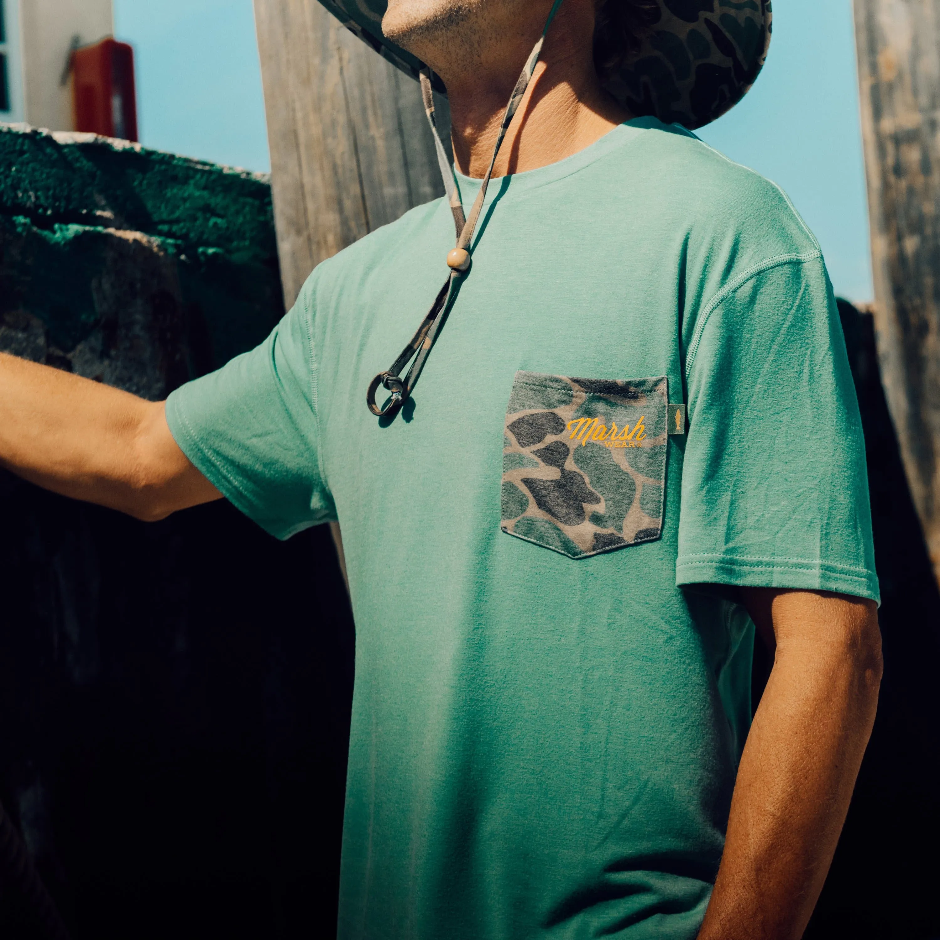 Camo Pocket Pamlico Tee sold by Marsh Wear Clothing product image thumbnail 3