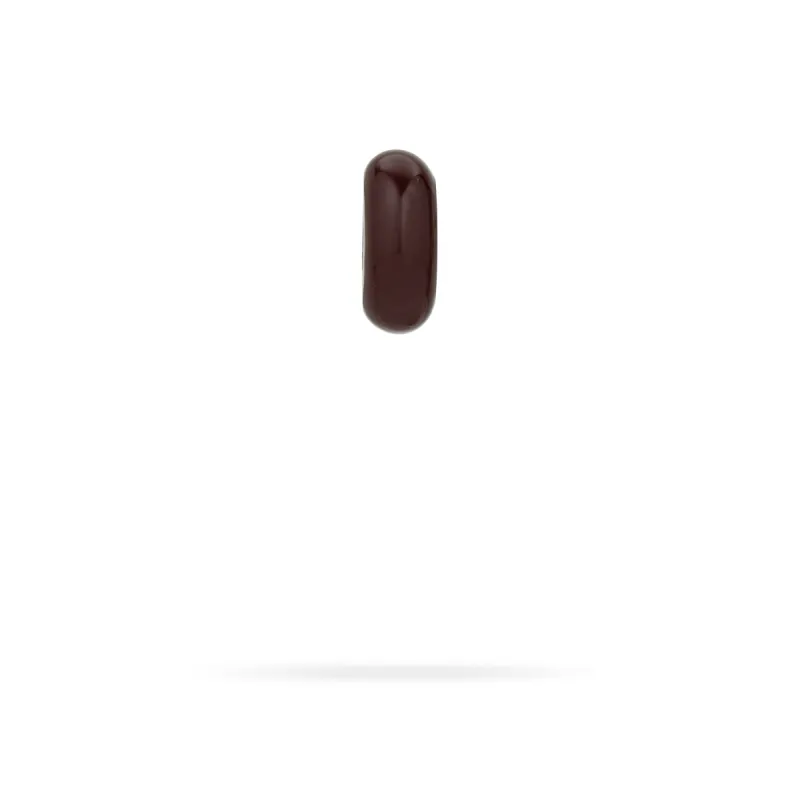 Maroon Enamel Big Bead sold by Adina Reyter