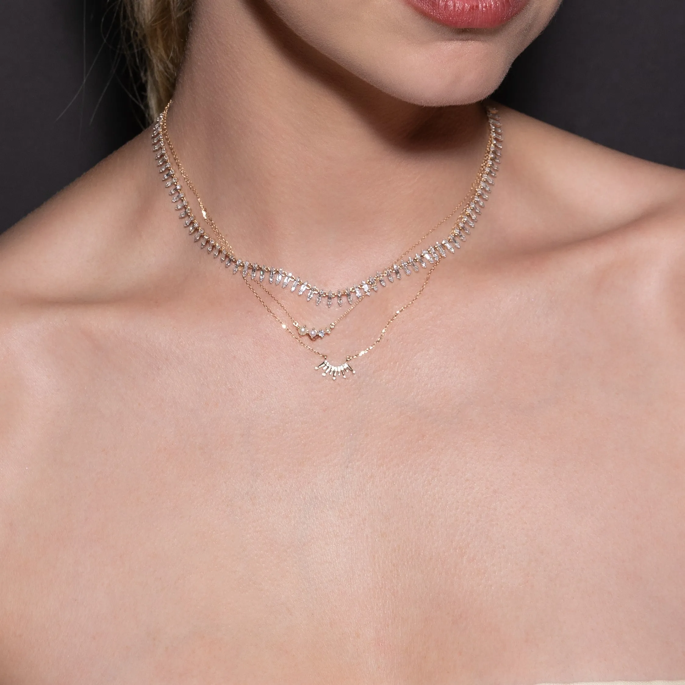 Pavé Crown Necklace sold by Adina Reyter product image thumbnail 2