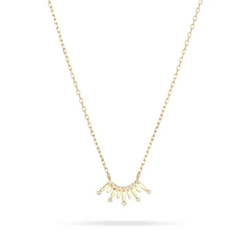 Pavé Crown Necklace sold by Adina Reyter