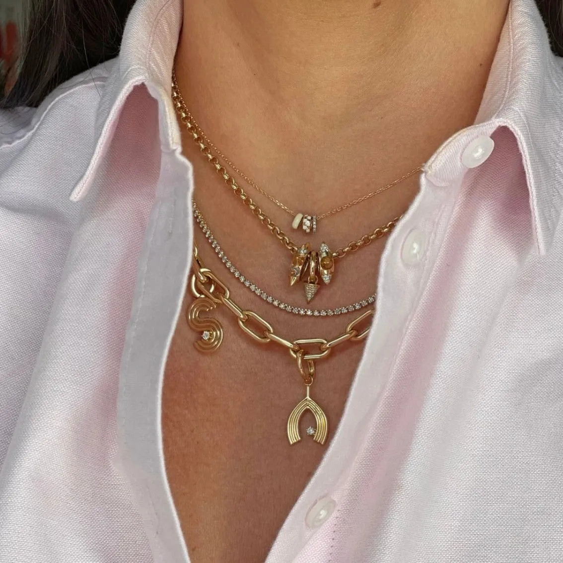 Rolo Chain Necklace sold by Adina Reyter product image thumbnail 2