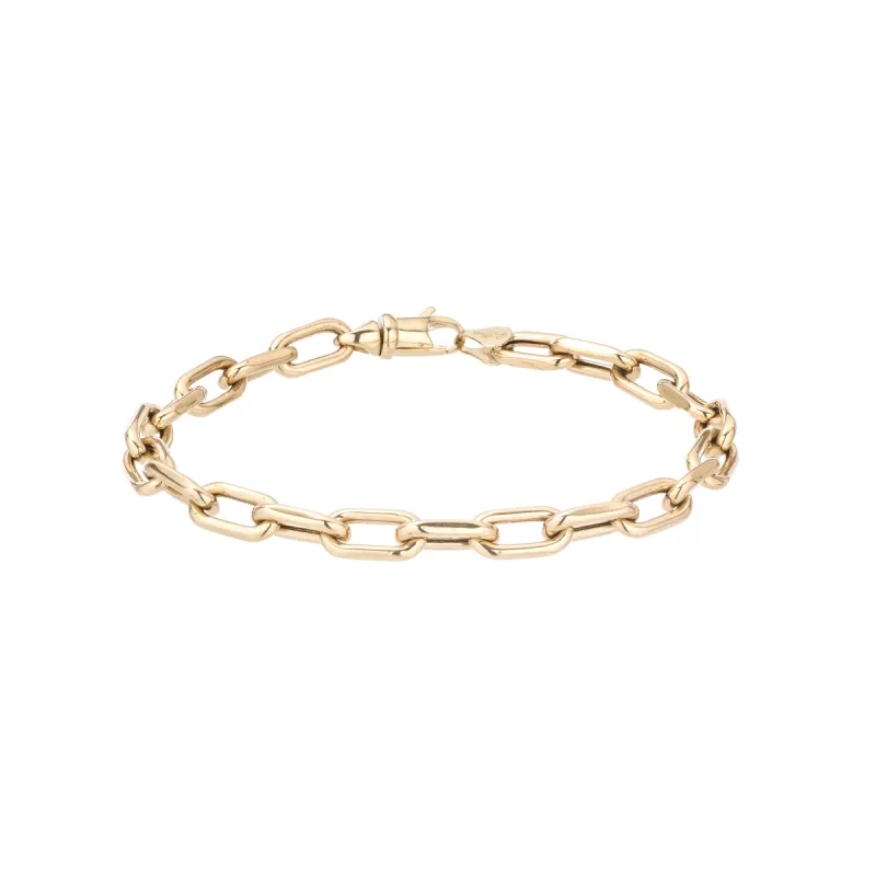 5.3mm Italian Chain Link Bracelet sold by Adina Reyter
