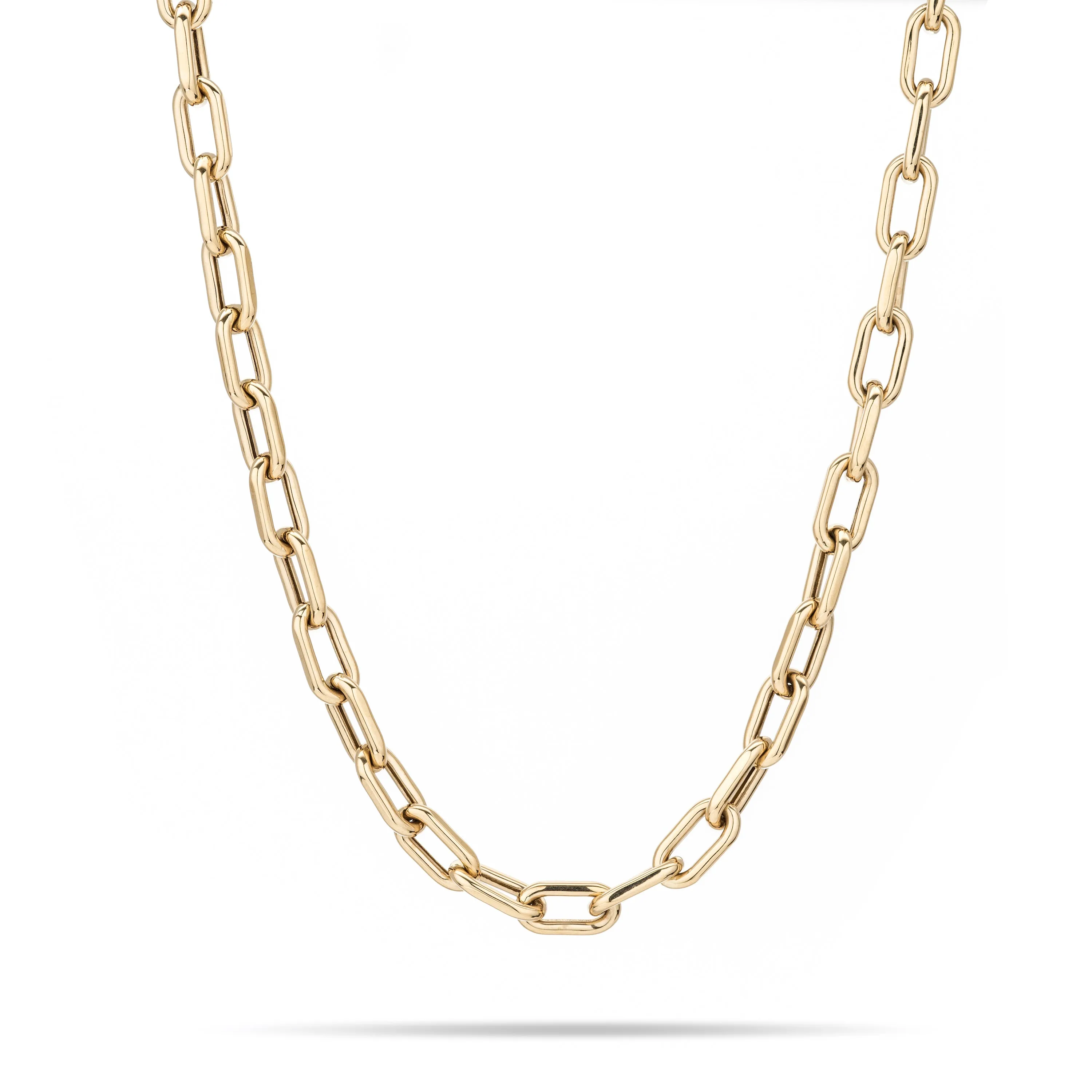7mm Italian Chain Link Necklace sold by Adina Reyter